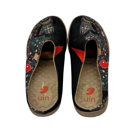 UIN Pray for Goodness 2 Malaga Slippers Cotton Colorful W1122574 Womens Size 7 - Picture 5 of 7